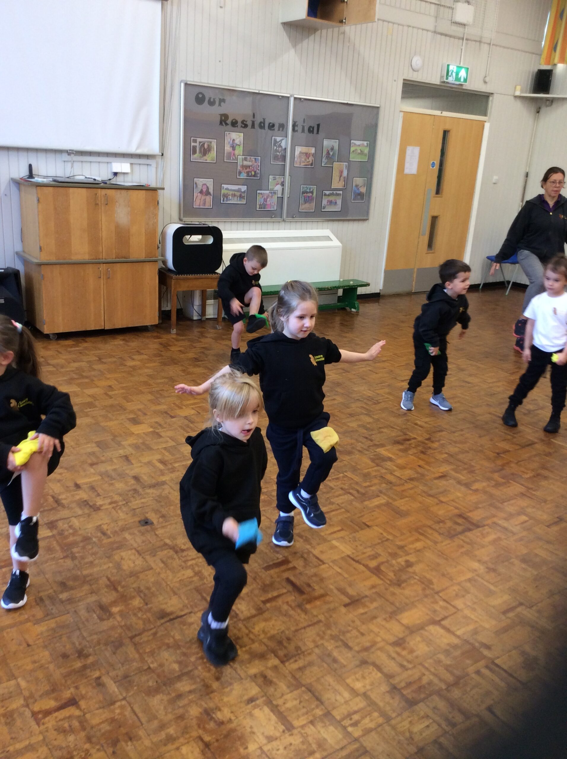 Our first PE lesson was GREAT!