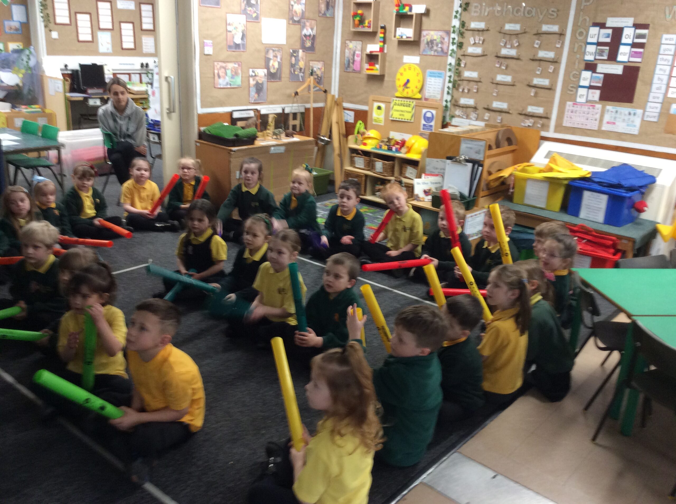 Boomwhackers always bring GREAT joy in Wrens!